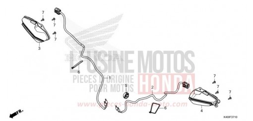 BLINKER, VORNE NSS125ADN de 2022